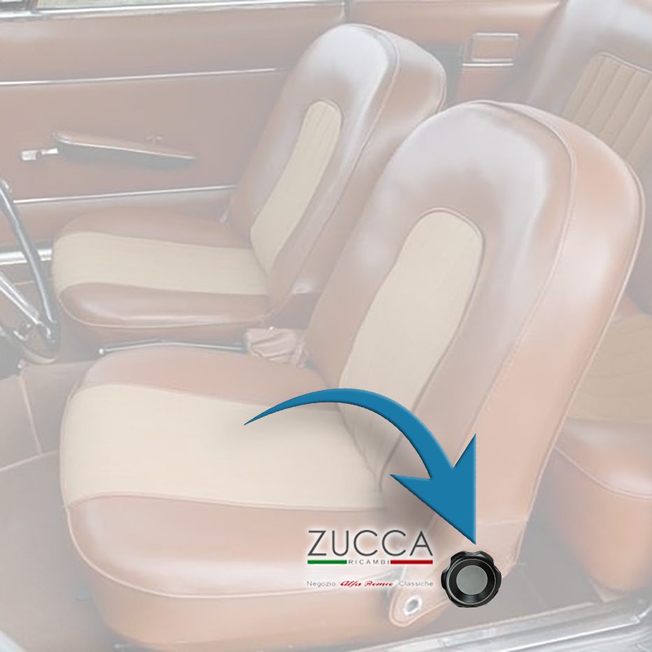 Manopola Regolazione Sedili (Sprint GT – 1750 GTV 1^ Serie) – Zucca Ricambi per Alfa Romeo d'Epoca