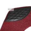 Set Completo Tappeti in Moquette (Giulia GT Sprint - 105) Bordeaux / Cuffie Rosse - immagine 4