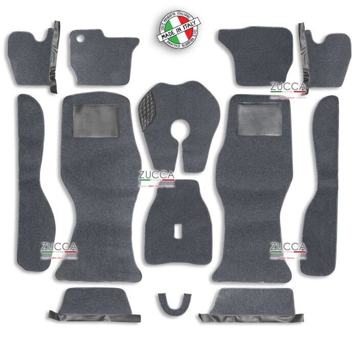 Set Completo Tappeti In Moquette (GT Bertone Pedaliera Alta) Antracite