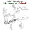 Sezione Anteriore "Catalizzatore" (Alfa 75 I.E. - 1.6>2.0 cc /T. Spark dal 1987 al 92') - immagine 2