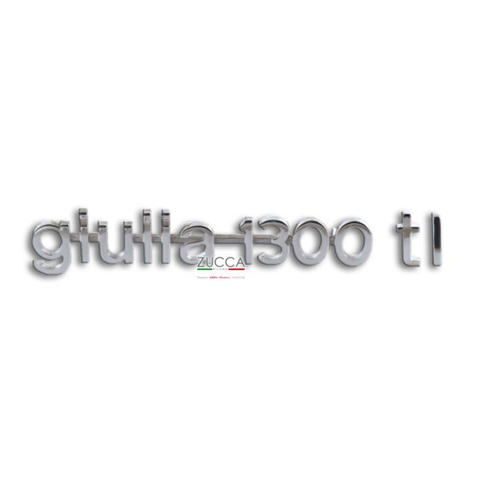Scritta "giulia 1300 ti"