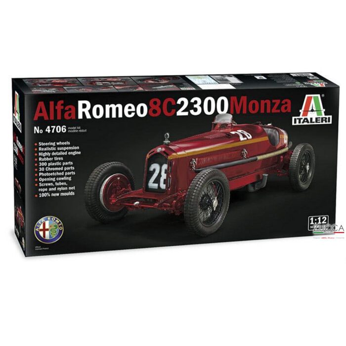 1/12 - Alfa Romeo - F1 8C 2300 MONZA N 28 WINNER MONACO GP 1932 TAZIO NUVOLARI