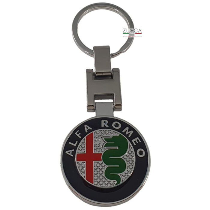 Portachiavi stemma Alfa Romeo 88x33 mm