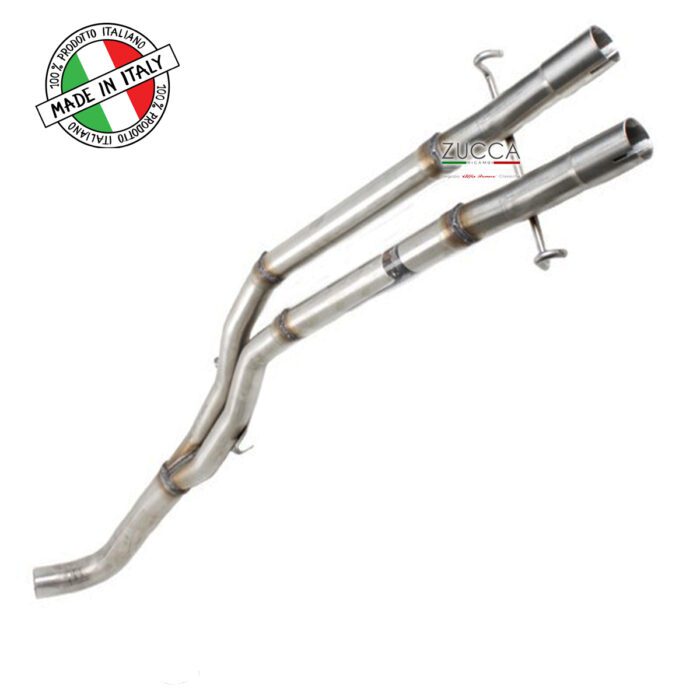 Sezione Centrale "INOX" (Alfa 75 / 90 - V6 Busso dal 1984 al 87′) senza Silenziatore - immagine 3