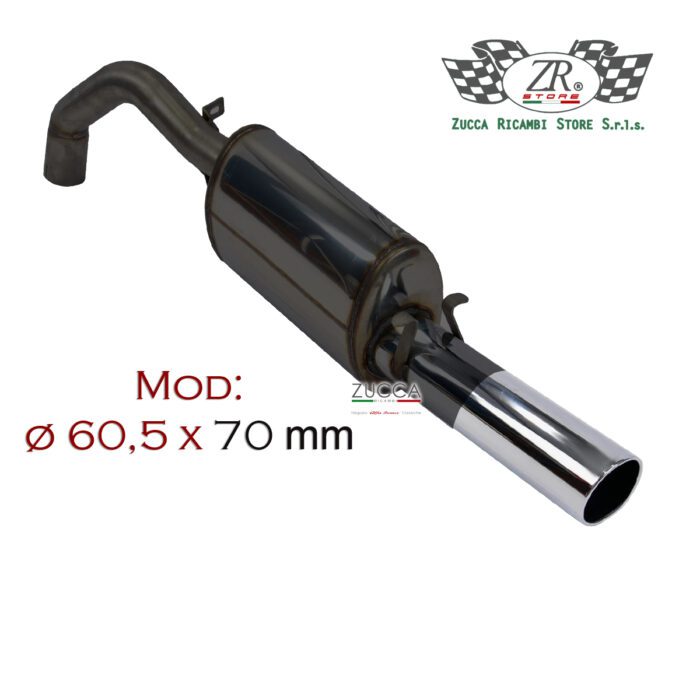 Sezione Terminale "Ø 60,5 x 70 mm" (Alfa 75/90 - i.e. /T.Spark / Turbo / V6)