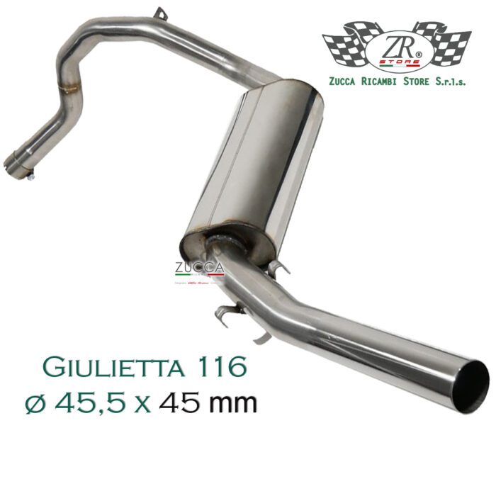 Sezione Terminale "Ø 45,5 x 45 mm" (116 Giulietta 1.3/1.6/1.8/2.0)