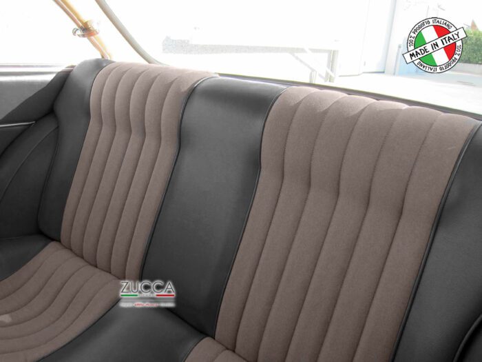 Fodera Sedile Posteriore (Sprint GT Veloce 1965>68') - "Nero" TexAlfa/Pannetto Grigio - immagine 2