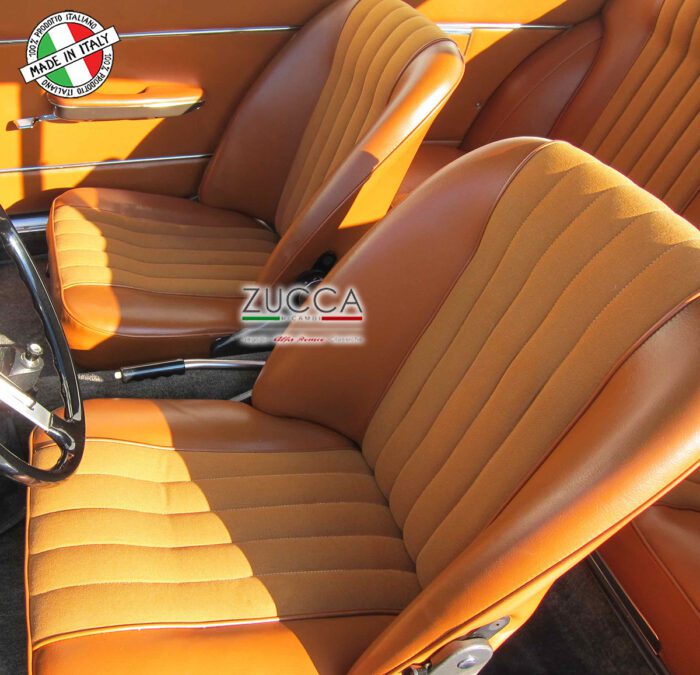 Fodera Sedile Posteriore (Sprint GT Veloce 1965>68') - "Ocra" TexAlfa/Pannetto - immagine 4