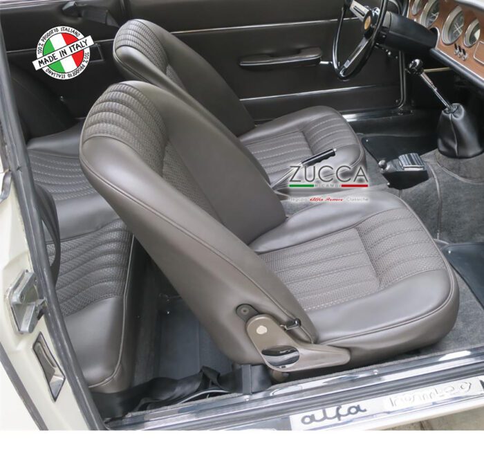 Coppia Fodere Sedili Anteriori (Sprint GT Veloce 1965>68') - "Grigio" - immagine 2