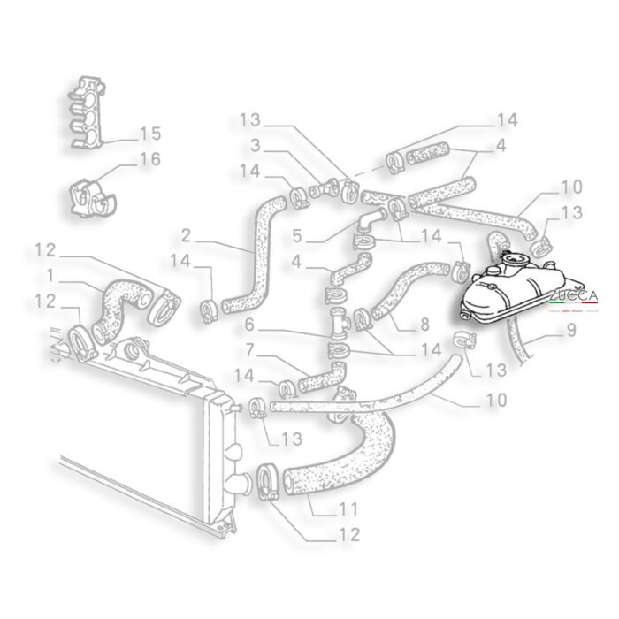 Vaso Espansione Alfa 33 - immagine 3
