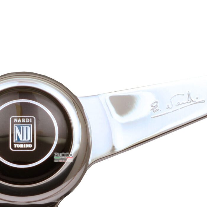 Volante NARDI - "Anni 50" - Ø 380 mm  Legno Argento - immagine 2
