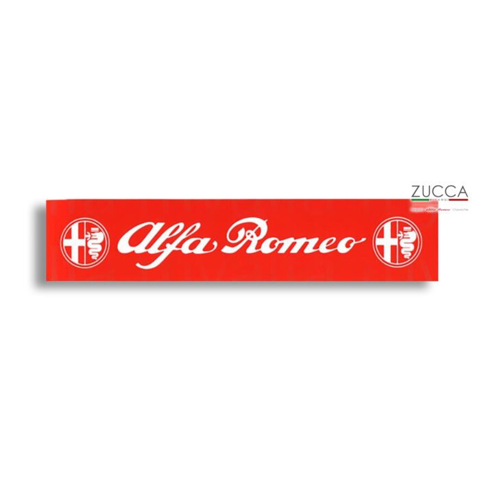 Adesivo "Alfa Romeo" rosso / bianco