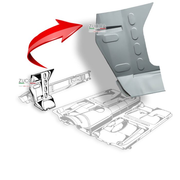 Lamierato Laterale Dx - Sotto Cruscotto (105/115 - Duetto)