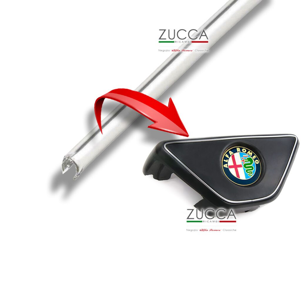 PROFILO CROMATO STRISCIA ADESIVA AUTO CAMION CAMPER TUNING 20 mm