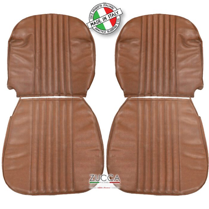 Coppia Fodere Sedili Ant. (GT Junior 1.300 / 1.600 cc - 1969>72') Cinghiale Liscio