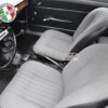 Coppia Fodere Sedili Ant. (GT Junior 1.300/1.600 cc - 1966>73') Pannetto Grigio/Skay Nero - immagine 3