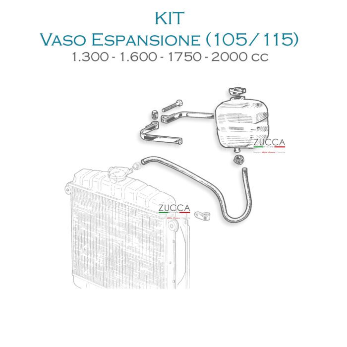 Kit Vaso Espansione - 4 pz. (Serie 105/115) - immagine 2