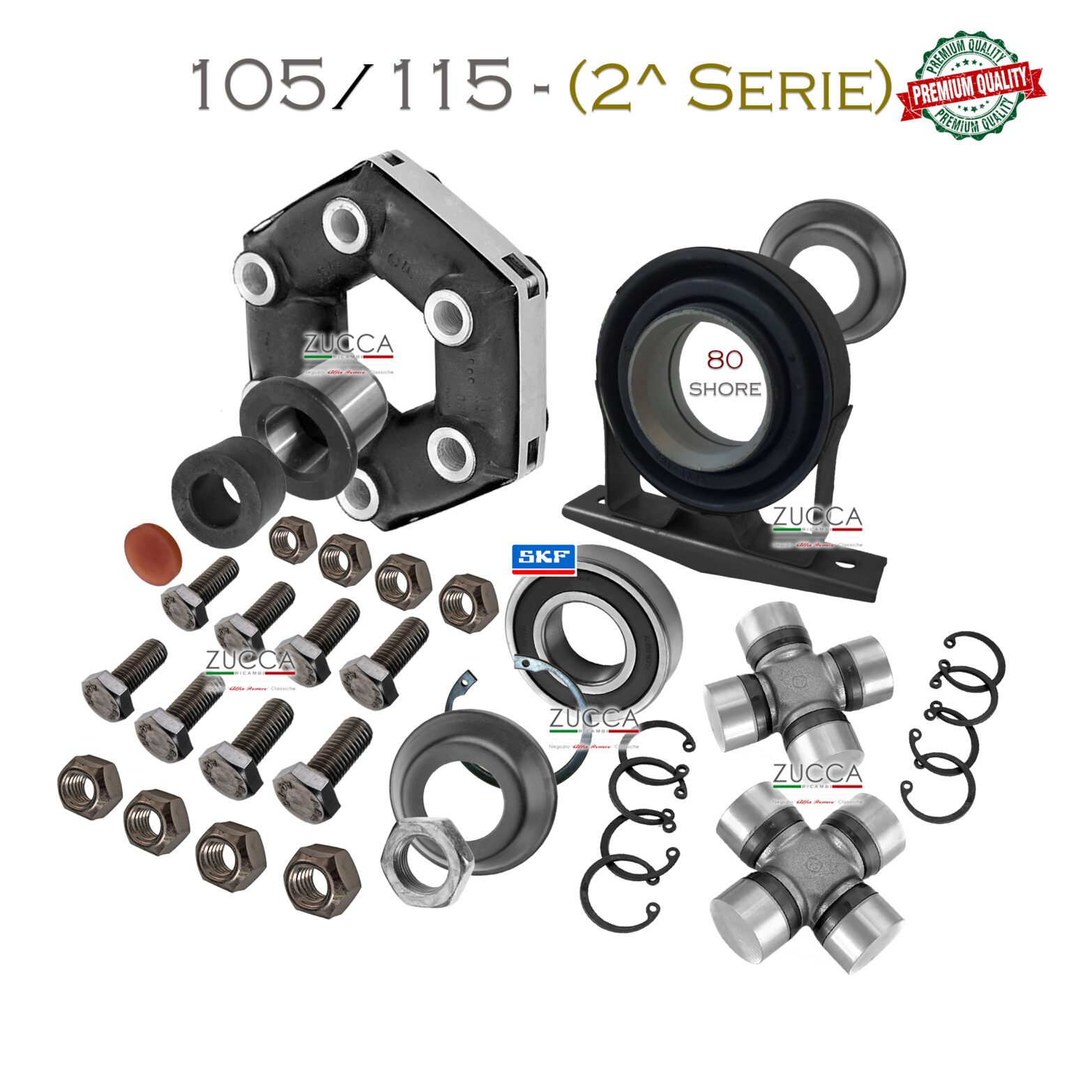 ALBERO TRASMISSIONE FIAT PANDA 4X4 1 SERIE DAL 1983-2003 CARDANICO KIT REVISIONE