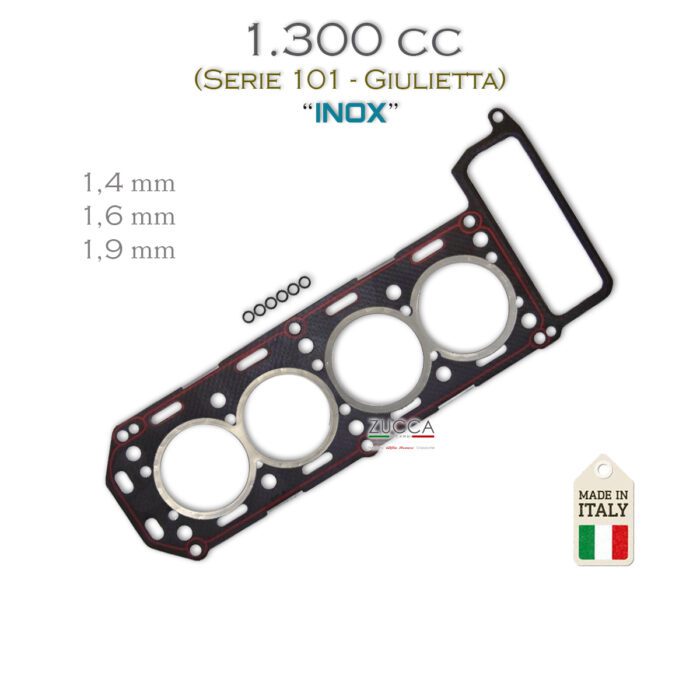 Guarnizione Testata - 1.300 cc (Serie: 101 Giulietta) Bordata INOX
