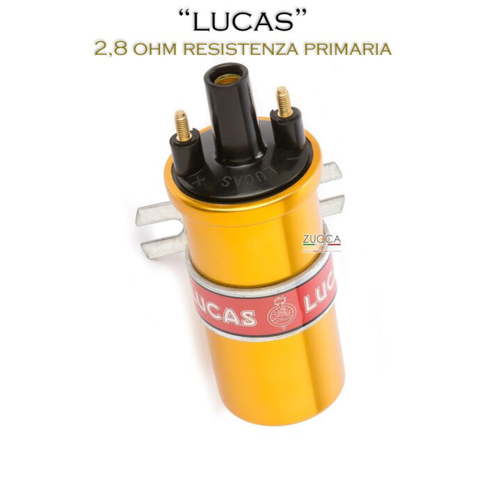 Bobina di Accensione (Versione Carburatori) - "LUCAS" 2,8 ohm