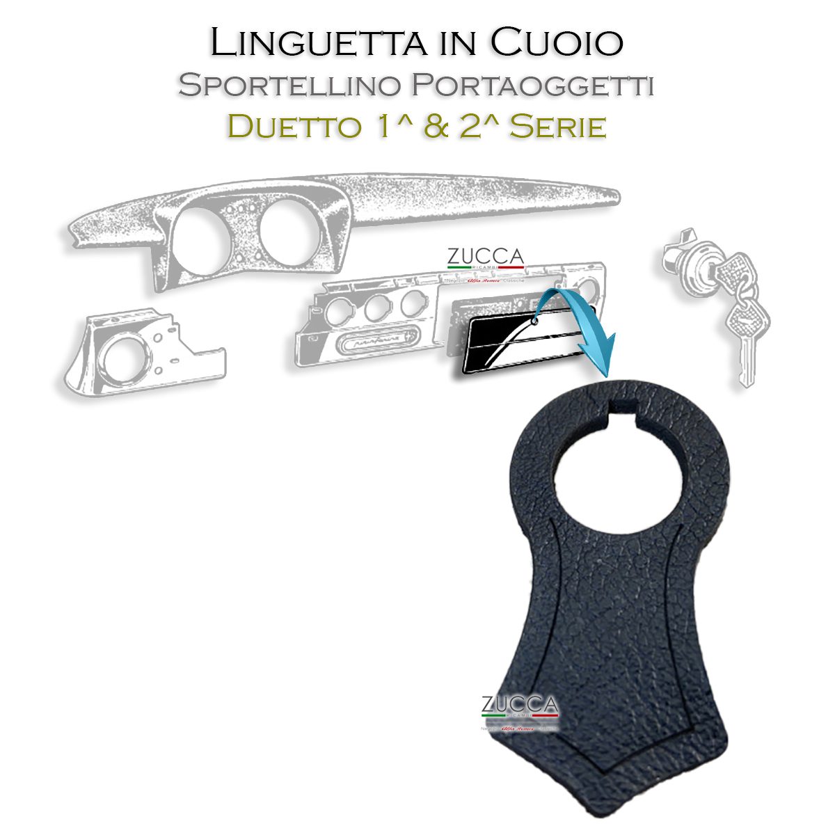 Milageto 6 Tiretti Per Cerniere In Pelle PU - Colore Caffè - Linguette Di Fissaggio Per Riparazione Di Borse, Giacche, Stivali E Valigie