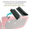 Coppia (2 pz.) Guarnizioni Superiori Porta Dx & Sx (Giulietta Spider 750/101)
