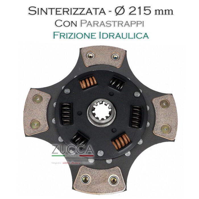 Disco - Frizione Idraulica 215 mm (Serie: 105 / 115) "Sinterizzata" Con Parastrappi