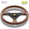 Volante in Legno MOMO 350 mm "MONTECARLO" Heritage Wood - immagine 2