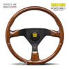 Volante in Legno MOMO 350 mm "MONTECARLO" Heritage Wood
