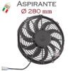 Ventilatore Aspirante Ventola Assiale 54A, 12v Diametro 280mm