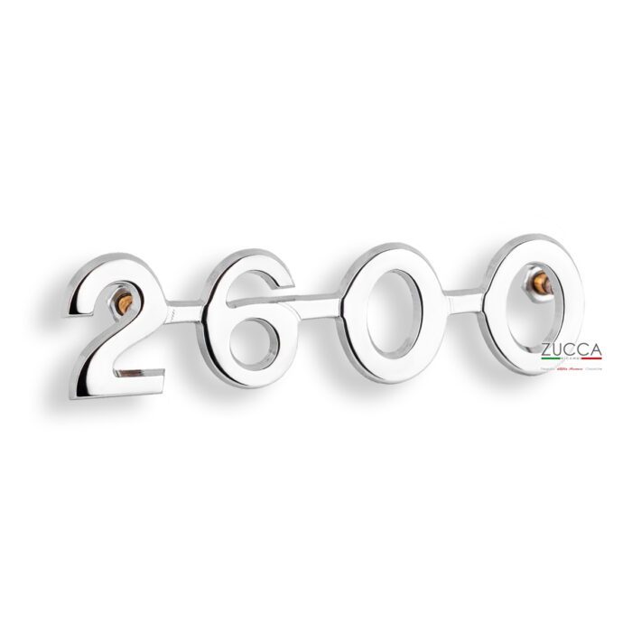 Scritta "2600" - Serie 106 Spider Touring