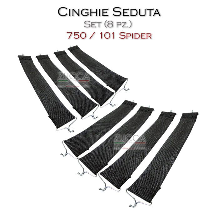 Set (8 pz.) Cinghie Sotto Seduta (Serie: 750/101 Spider)