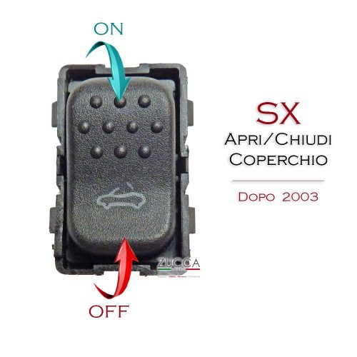 Interruttore Coperchio Vano Capote Lato Sx – Doppio Scatto (Spider 916 – dal 2003 in poi)