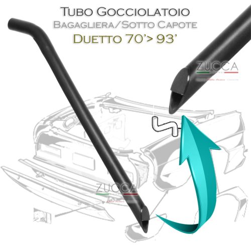 Tubo Gocciolatoio - Sotto Capote (105/115 - Spider dal 1970 al 93')