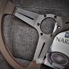Volante NARDI – “DEEP CORN” Ø 350 mm – Pelle Marrone Liscia - immagine 3
