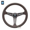 Volante NARDI – “DEEP CORN” Ø 350 mm – Pelle Marrone Liscia