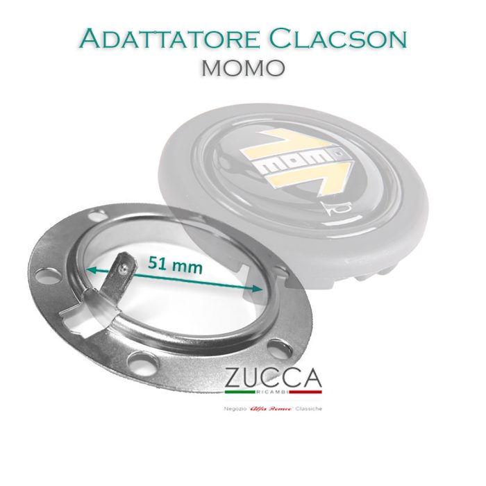 Ghiera Adattatore per Pulsante Clacson "MOMO" Ø Int. 51 mm