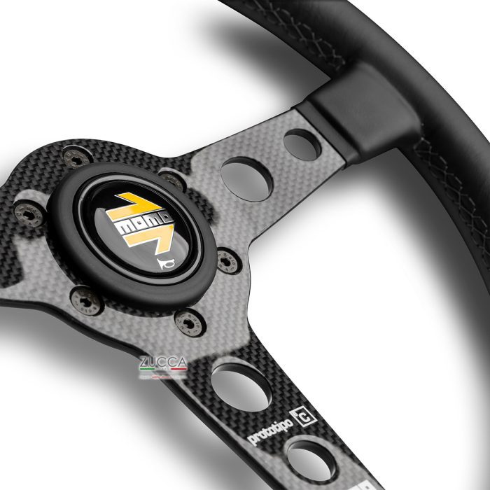 Pulsante Clacson Centrale - "MOMO" Arrow Black - immagine 2