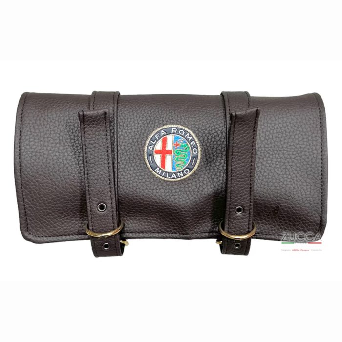 Borsello con (10 pz.) Attrezzi con Logo "Alfa Romeo" - Color Caffè - immagine 4