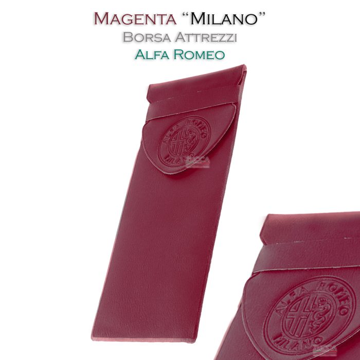 Borsellino senza Attrezzi "Alfa Romeo" (Colore Magenta) - Milano