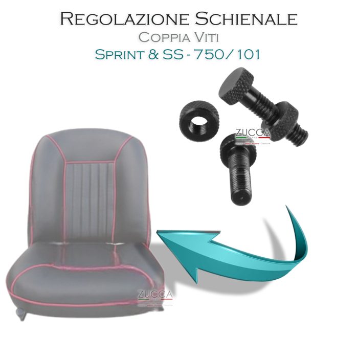 Coppia Viti - Regolazione Schienale (Serie: 750/101 Sprint & SS)
