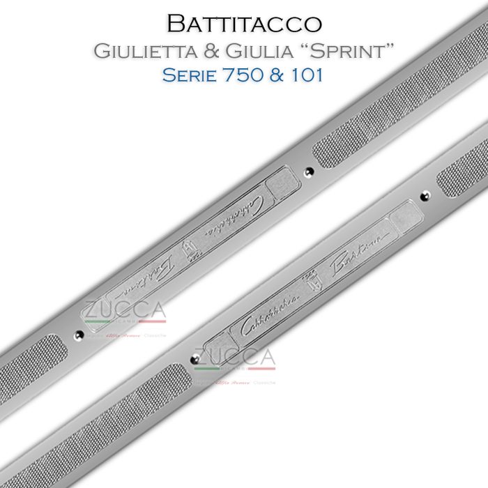 Coppia Battitacco (Giulietta & Giulia SPRINT - 750/101) "Inox"