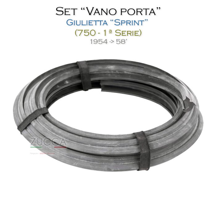 Coppia (2 pz.) Guarnizioni Vano Porta Dx & Sx (Giulietta SPRINT 750 - 1ª Serie) - immagine 3