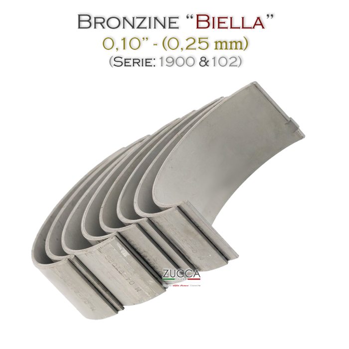 Bronzine di Biella (Serie: 1900 & 102) – 0.10″ (0.25 mm)