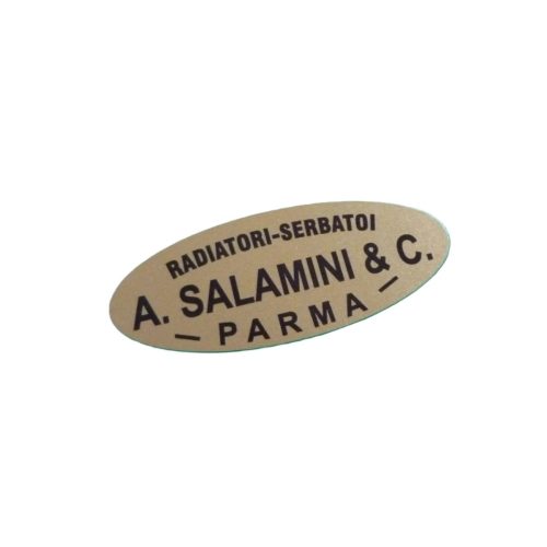 Adesivo "Radiatori - Serbatoi A. Salamini & C. Parma"