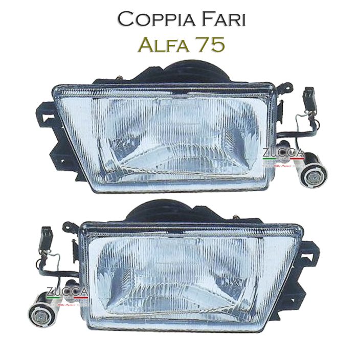 Coppia "2 pz." Fari Anteriori (Alfa 75)