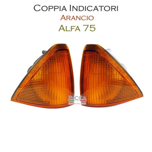 Coppia "2 pz." Indicatori Faro (Alfa 75) - "Arancio"