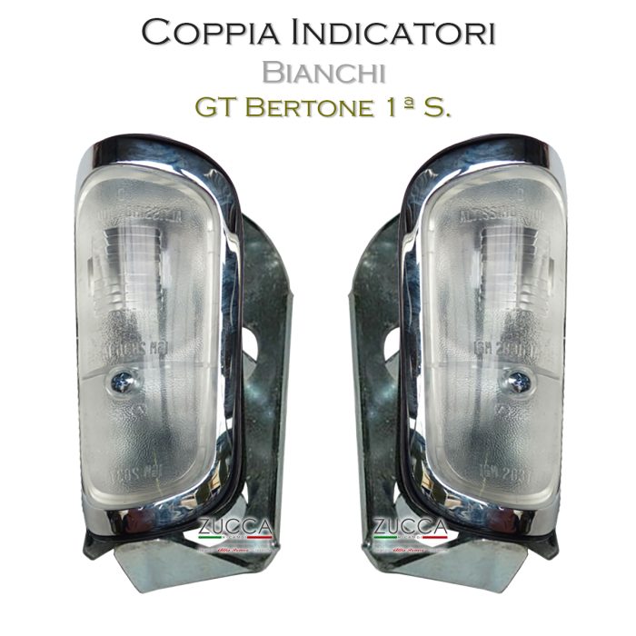 Coppia "2pz." Indicatori Bianco/Bianco (GT Scalino)