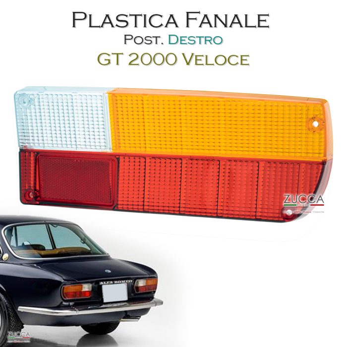 Plastica Fanale Posteriore Dx (GT 2000 Veloce) - Tipo "ALTISSIMO"