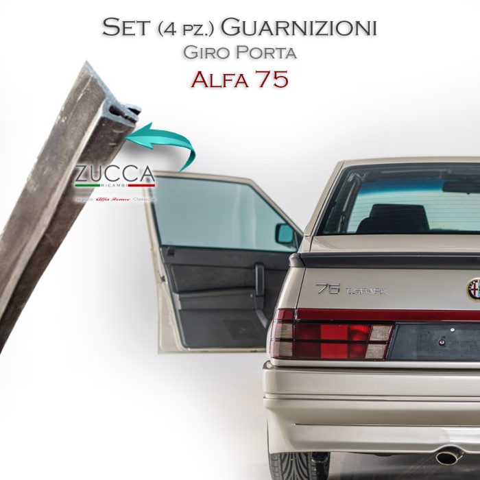 Set (4 pz.) Guarnizioni Giro Porta (Alfa 75)